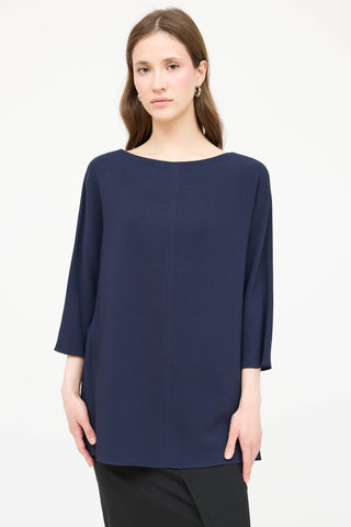The Row Centre Seam Top