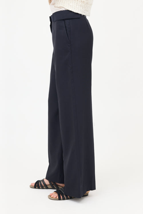The Row Wool Wide Leg Trouser