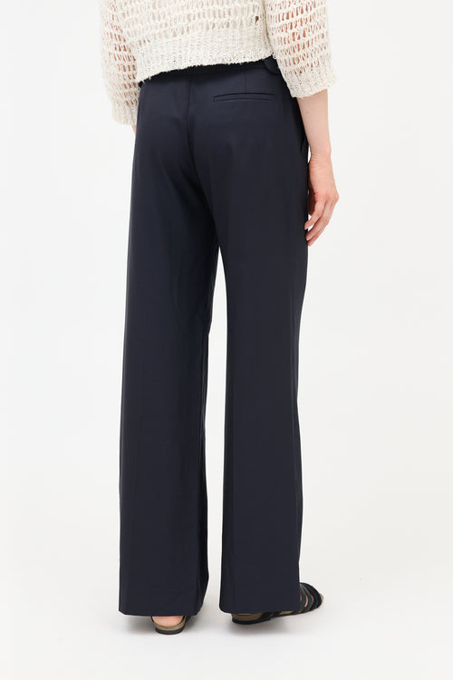 The Row Wool Wide Leg Trouser