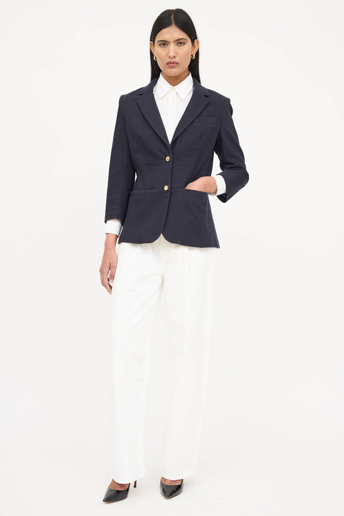 The Row Single Breasted Blazer