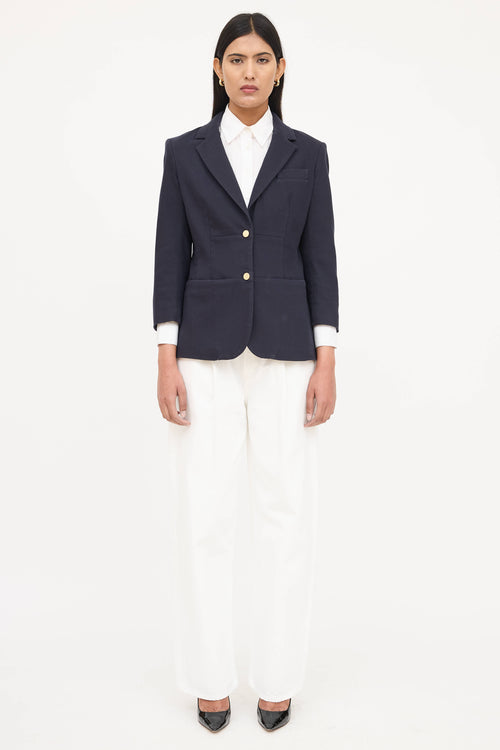 The Row Single Breasted Blazer