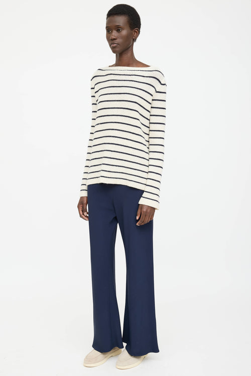 The Row Elastic Flared Trouser