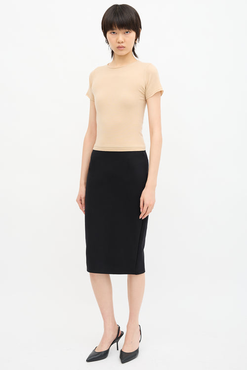 The Row Neoprene Midi Skirt