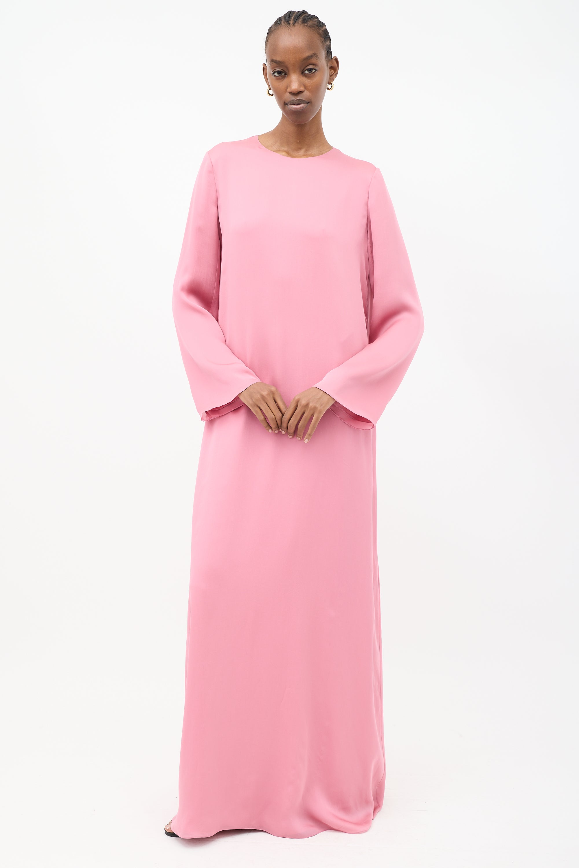 the row pink dress Whimsy + Row Lola Wrap Dress. Blush. NWOT. Retail
