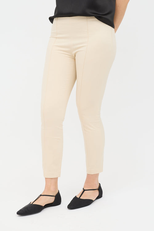 The Row Pintuck Slim Trouser
