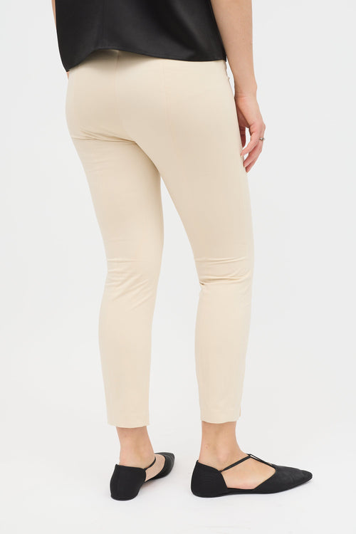The Row Pintuck Slim Trouser