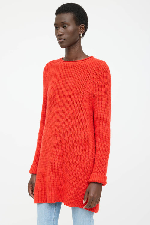 The Row Cashmere Knit Ribbed Sweater