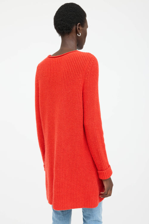 The Row Cashmere Knit Ribbed Sweater
