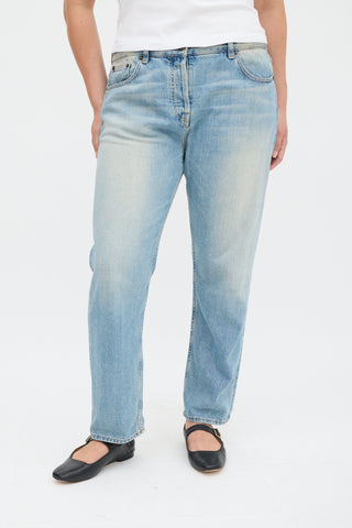 The Row Sand Wash Taper Leg Jeans