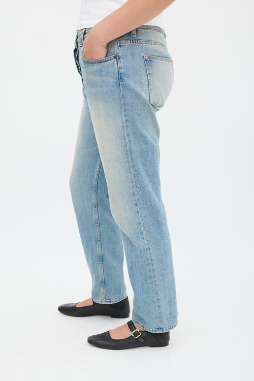 The Row Sand Wash Taper Leg Jeans