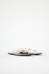 The Row Satin Fray Sandal