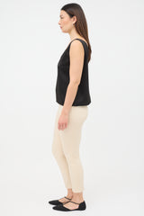 The Row Satin V-Neck Tank Top