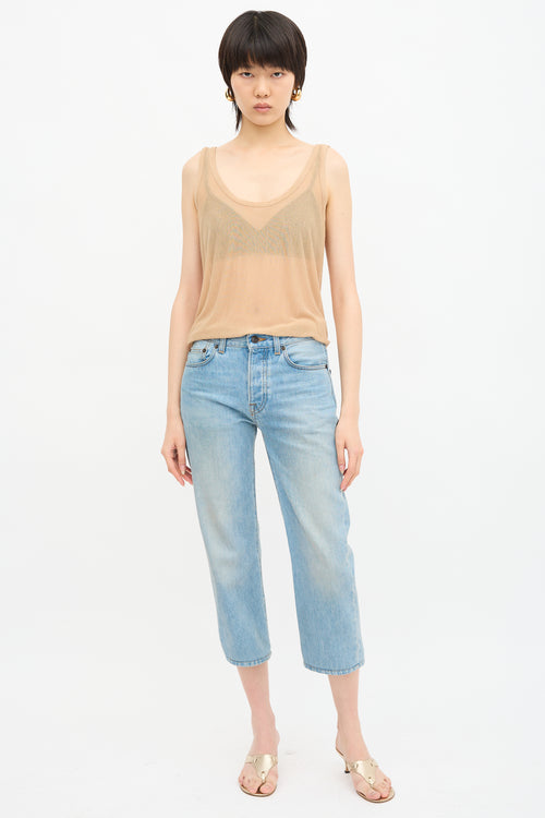 The Row Roger Scoop Neck Tank Top