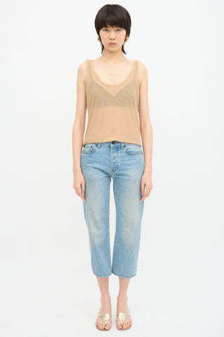 The Row Roger Scoop Neck Tank Top