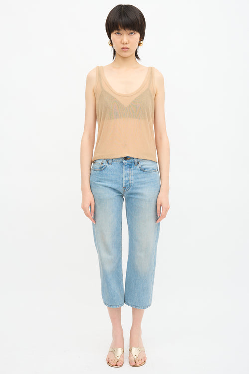 The Row Roger Scoop Neck Tank Top