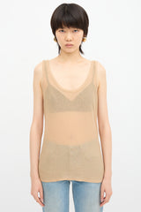 The Row Roger Scoop Neck Tank Top