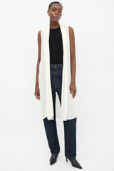 The Row Sleeveless Long Cardigan