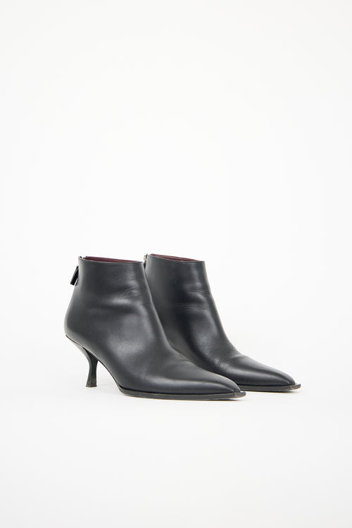 The Row Leather Coco Ankle Boot