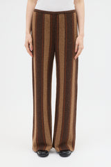 The Row Cashmere & Silk Stripe Lounge Pant