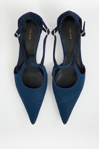 Suede Bourgeoise Salome Pump