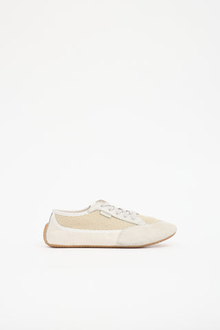 The Row Suede & Mesh Bonnie Sneaker