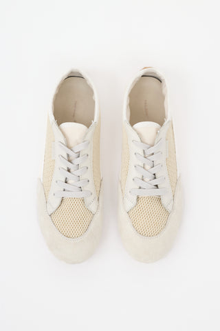 The Row Suede & Mesh Bonnie Sneaker