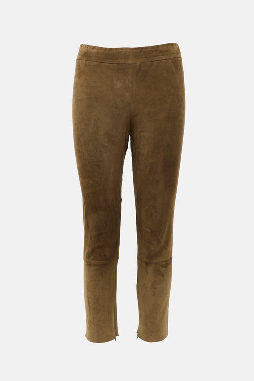 The Row Suede Mino Pant