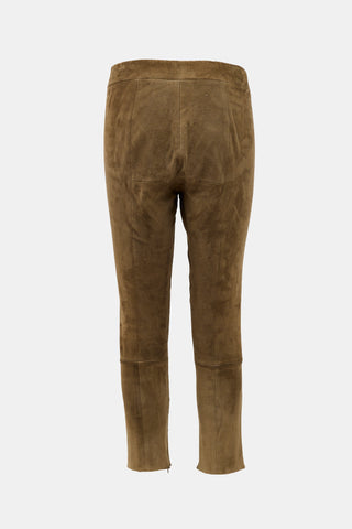 The Row Suede Mino Pant