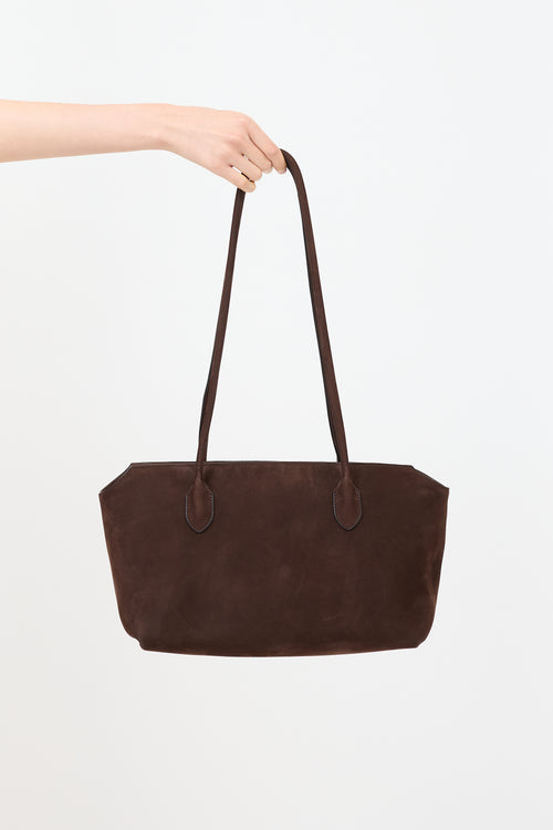 The Row Suede Terrasse Shoulder Bag