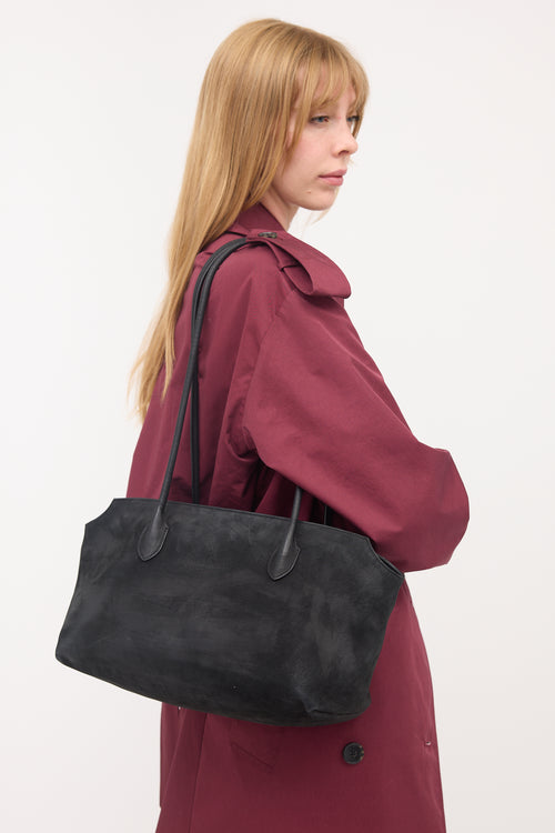 The Row Suede Terrasse Shoulder Bag