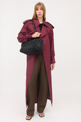 The Row Suede Terrasse Shoulder Bag