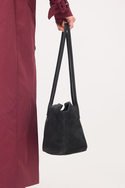 The Row Suede Terrasse Shoulder Bag