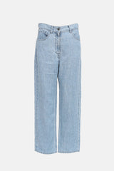 The Row Tarley Straight Leg Linen Pant