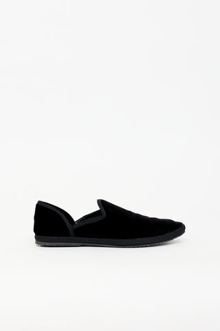 The Row Velvet Firulane Flat
