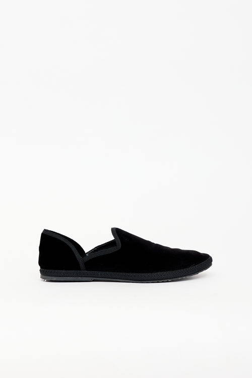The Row Velvet Firulane Flat