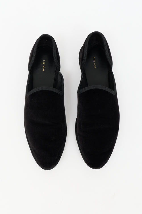 The Row Velvet Firulane Flat