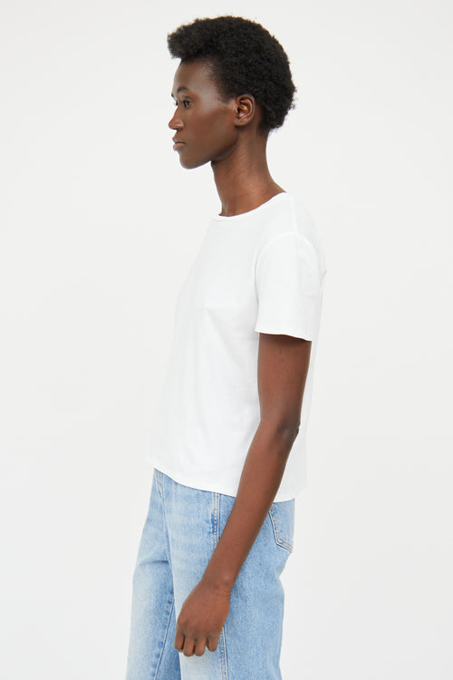 The Row White Cotton T-shirt