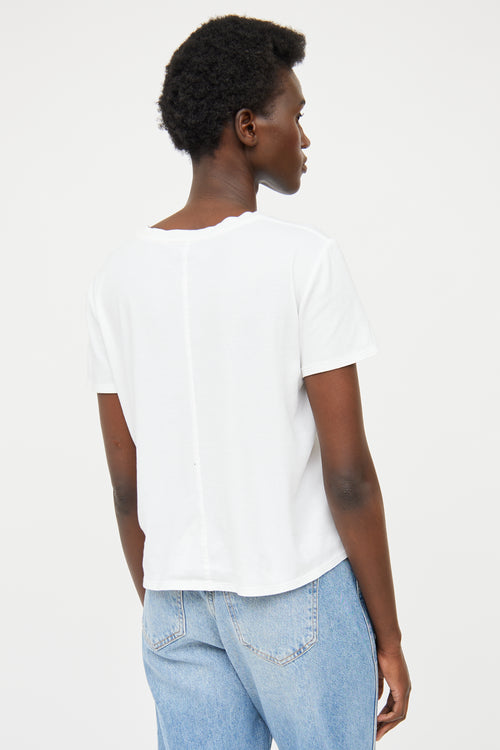 The Row White Cotton T-shirt