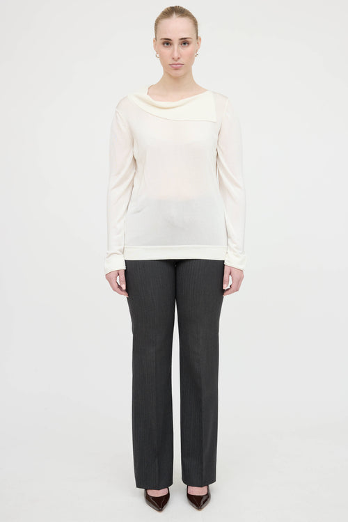 The Row Knit Asymmetrical Top