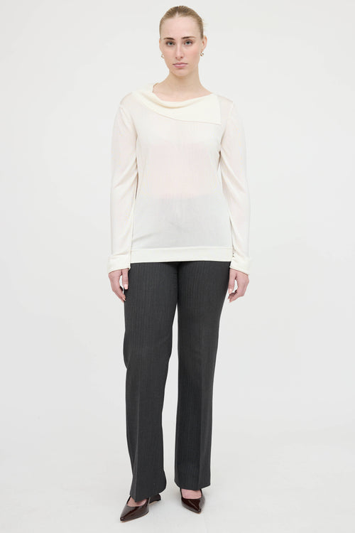 The Row Knit Asymmetrical Top