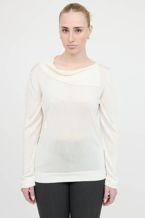 The Row Knit Asymmetrical Top
