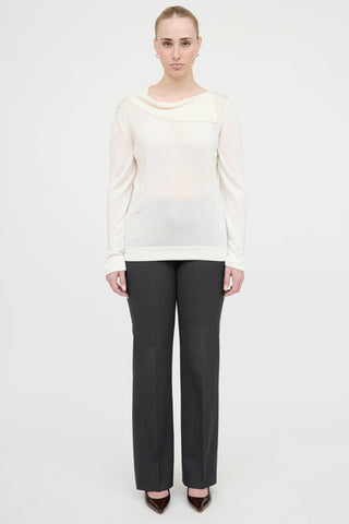 The Row Knit Asymmetrical Top