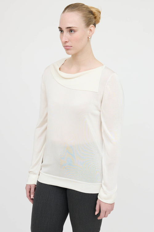 The Row Knit Asymmetrical Top