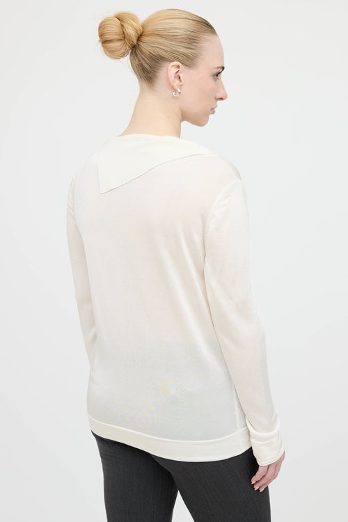 The Row Knit Asymmetrical Top