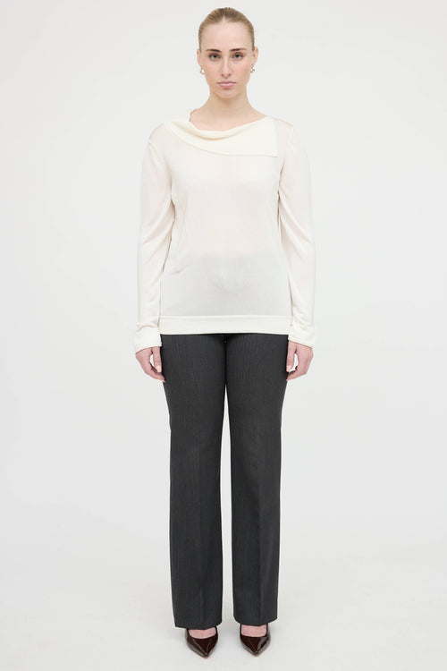 The Row Knit Asymmetrical Top