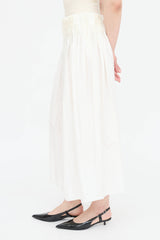 The Row Pleated Midi Skirt