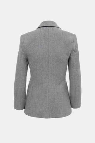 The Row Wool Button Blazer