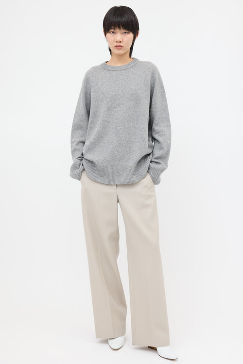 The Row Wool & Cashmere Sibem Sweater