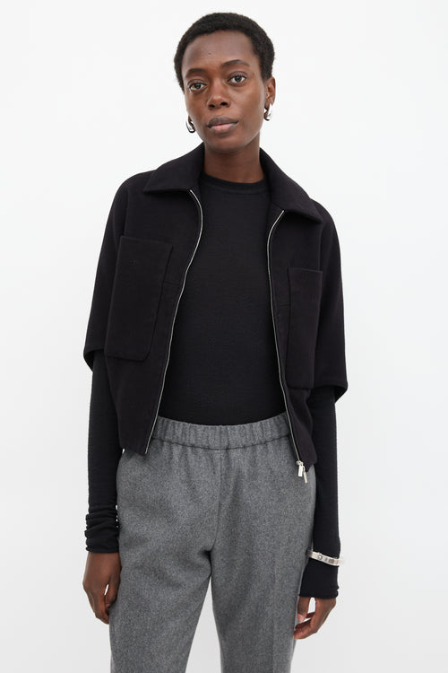 The Row Cocoon Short Sleeve Jacket