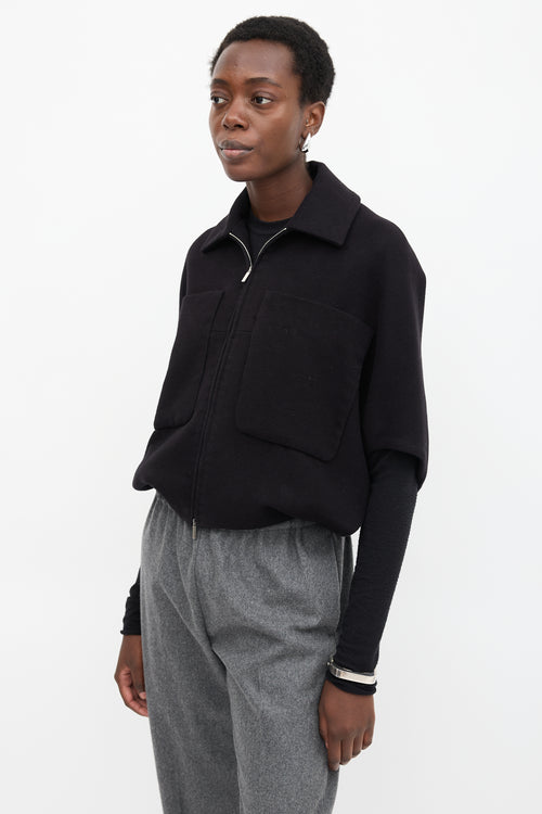 The Row Cocoon Short Sleeve Jacket